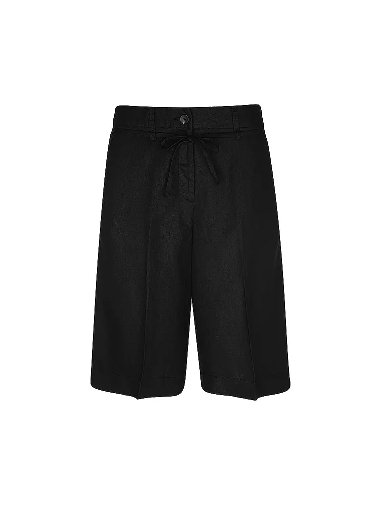 S.OLIVER | Leinenshorts | schwarz