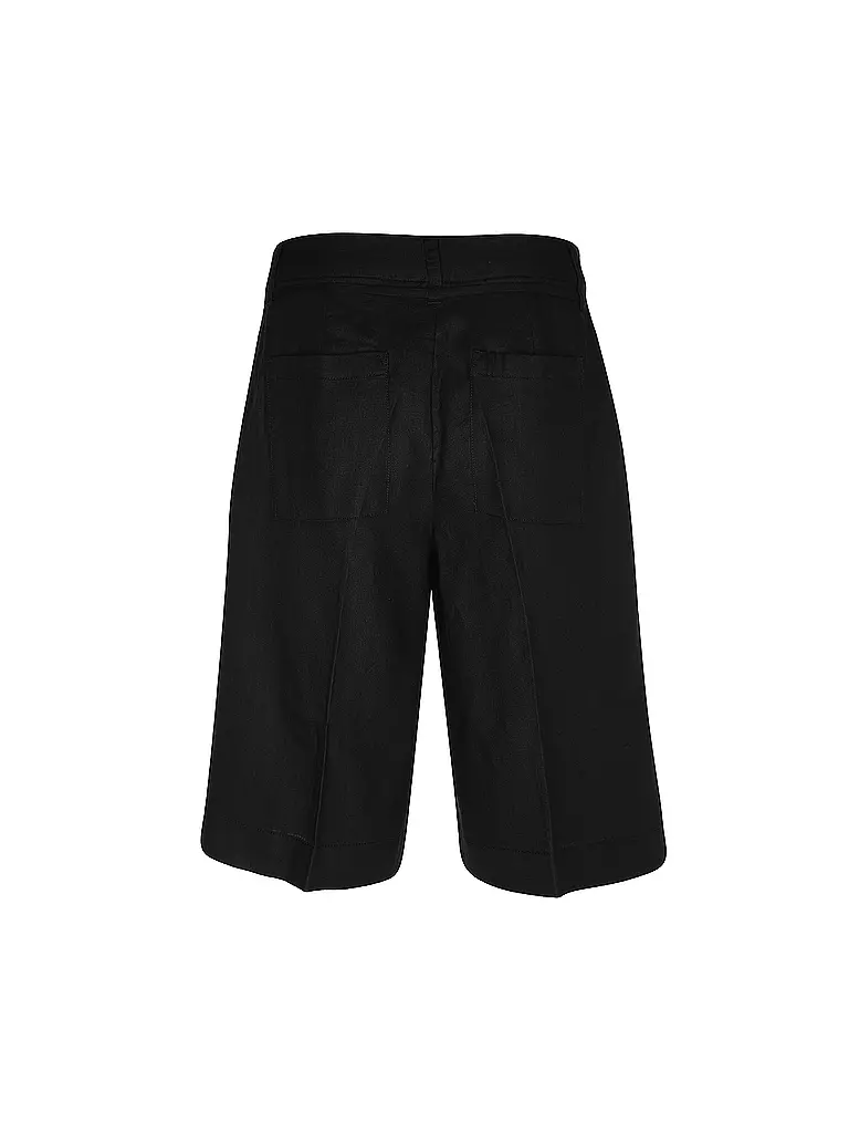 S.OLIVER | Leinenshorts | schwarz