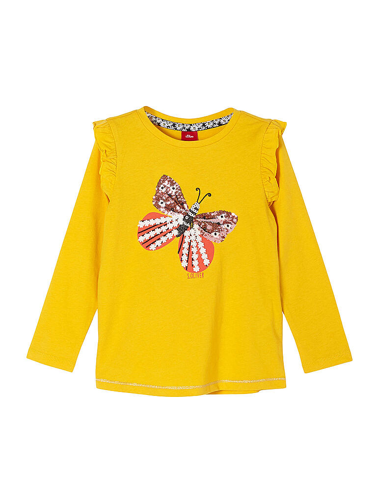 S.OLIVER | Mädchen Langarmshirt  | gelb