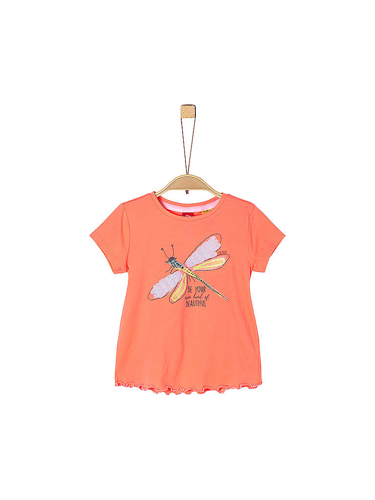 S.OLIVER | Mädchen T-Shirt Regular Fit | orange