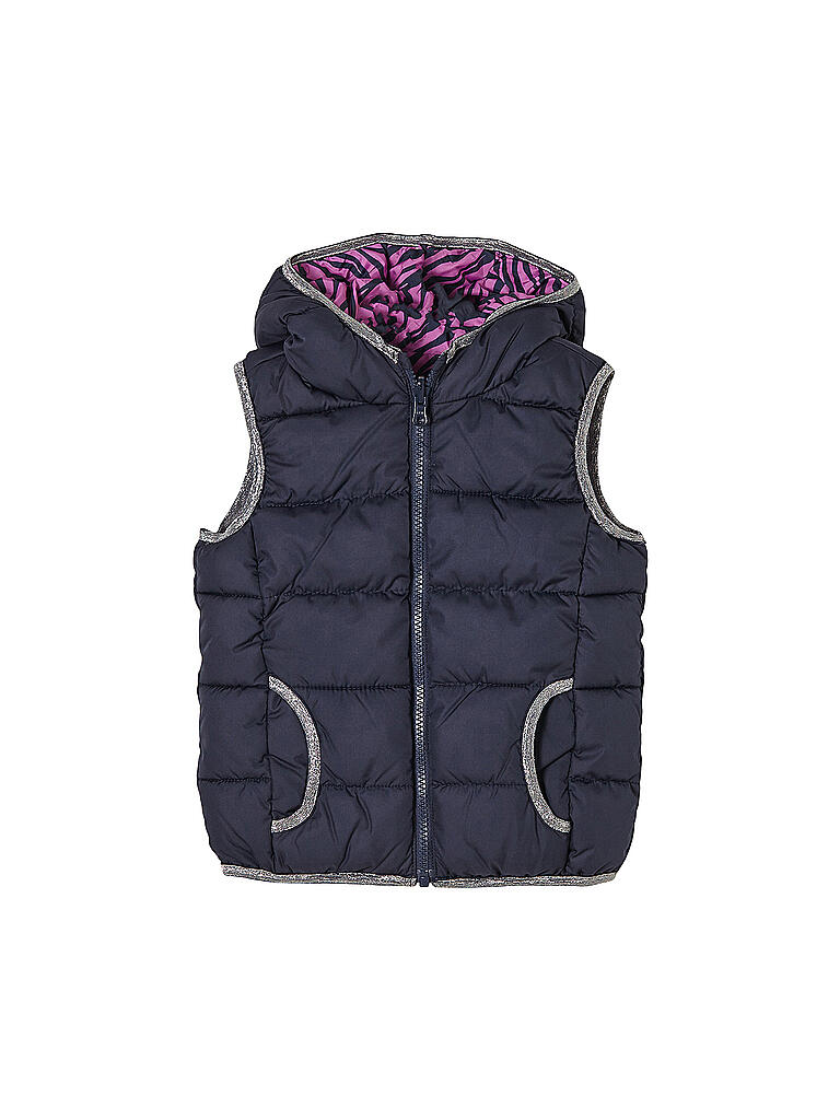 S.OLIVER | Mädchen Wende Gilet | blau