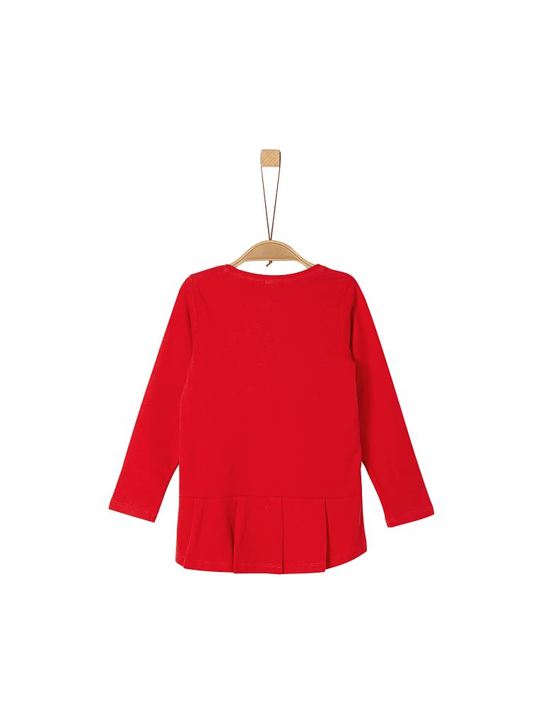 S.OLIVER | Mädchen-Langarmshirt | rot