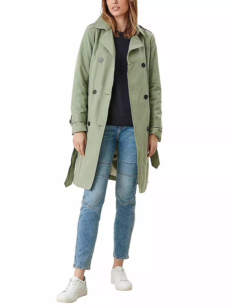 S.OLIVER | Mantel - Trenchcoat  | olive