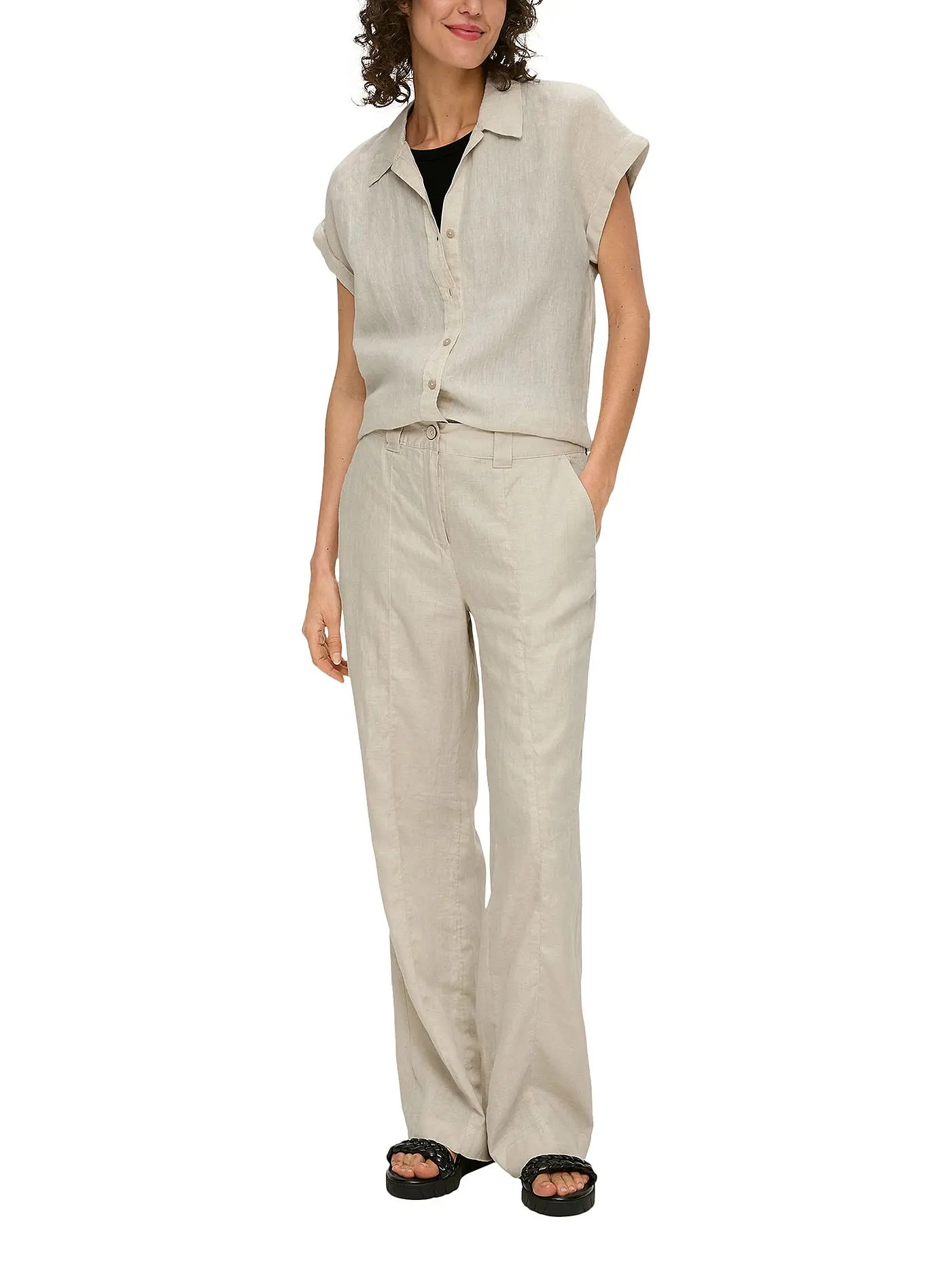 S.OLIVER | Marlenehose | creme