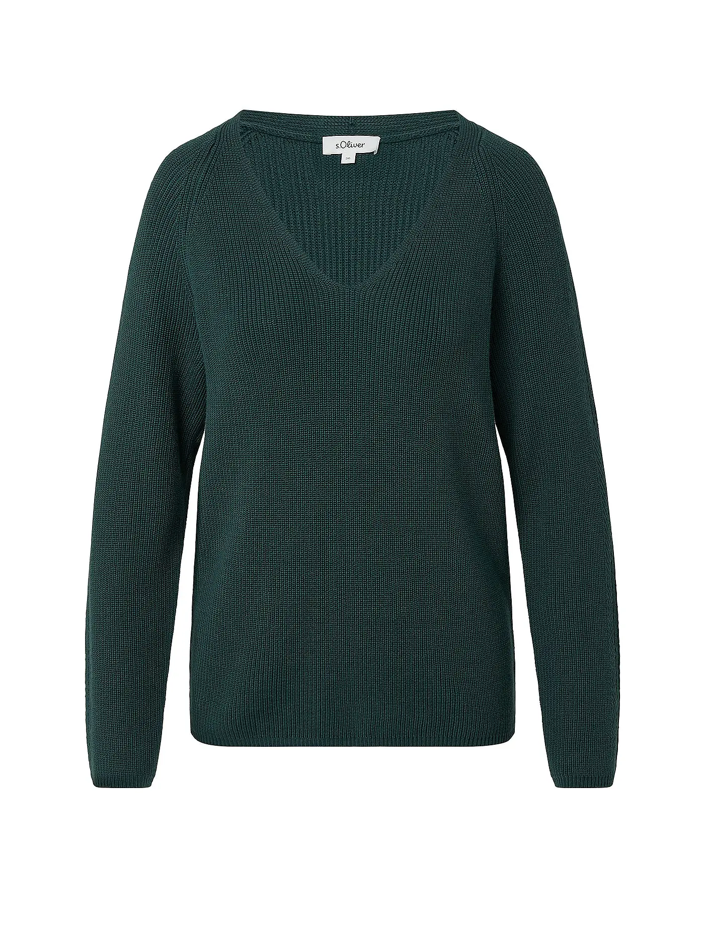 S.OLIVER | Pullover  | dunkelgrün