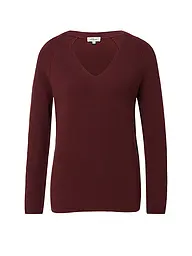 S.OLIVER | Pullover  | dunkelrot