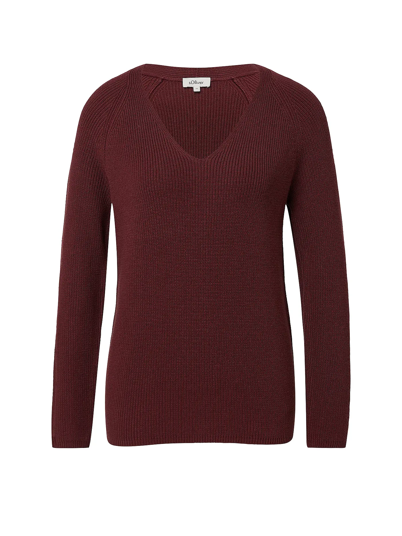 S.OLIVER | Pullover  | dunkelrot