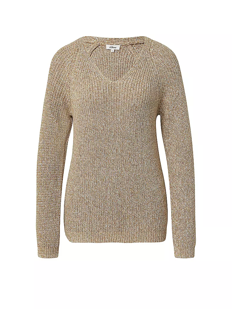 S.OLIVER | Pullover  | hellbraun