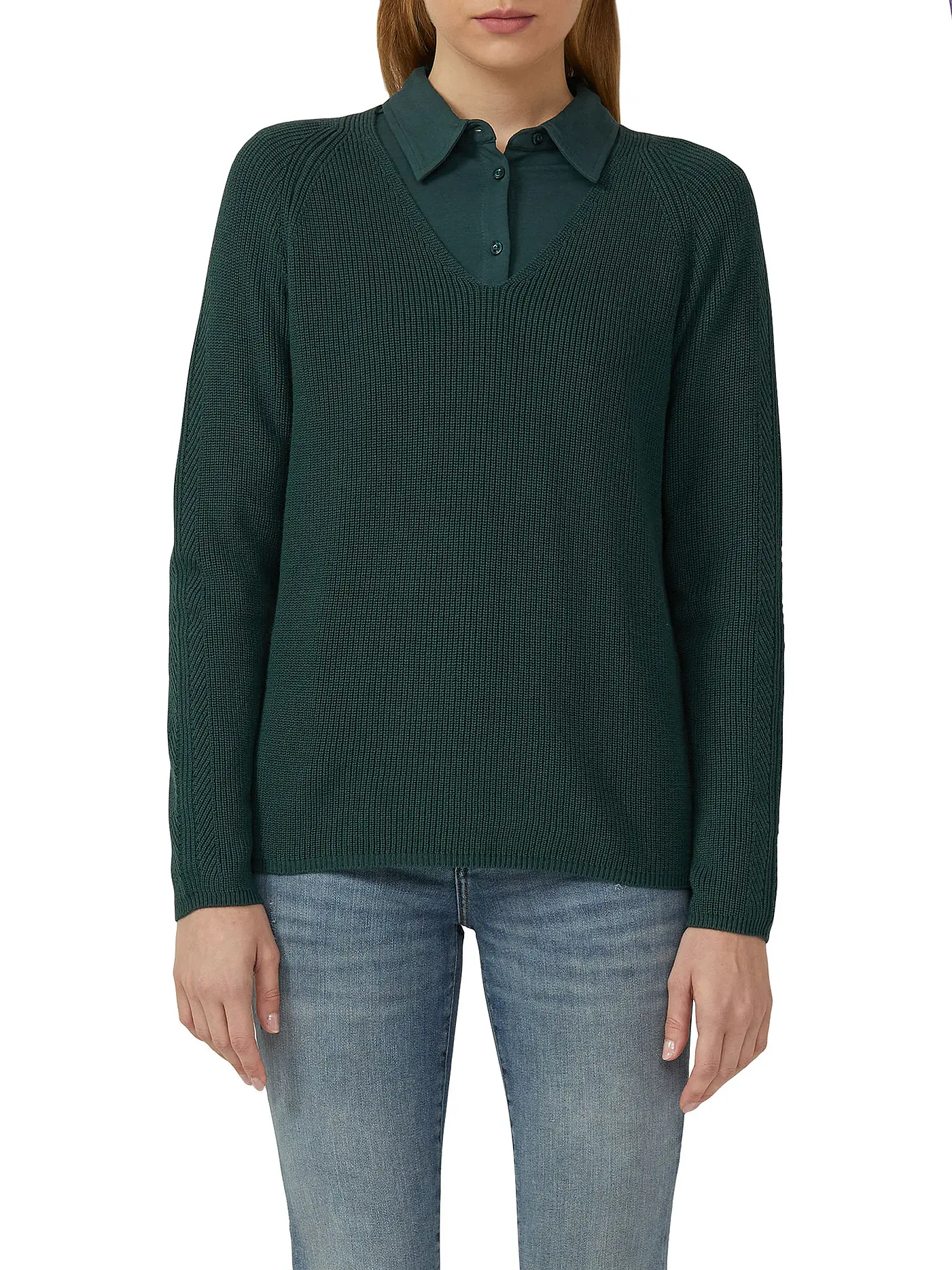 S.OLIVER | Pullover  | dunkelgrün