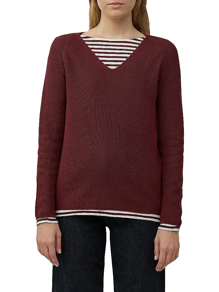 S.OLIVER | Pullover  | dunkelrot