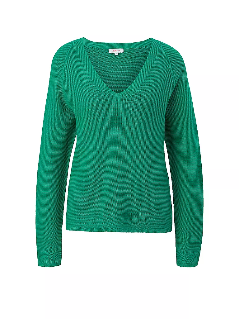 S.OLIVER Pullover grün