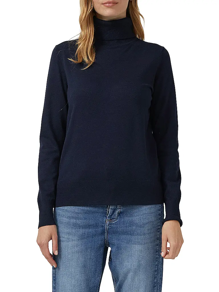 S.OLIVER | Rollkragenpullover  | Dunkelblau