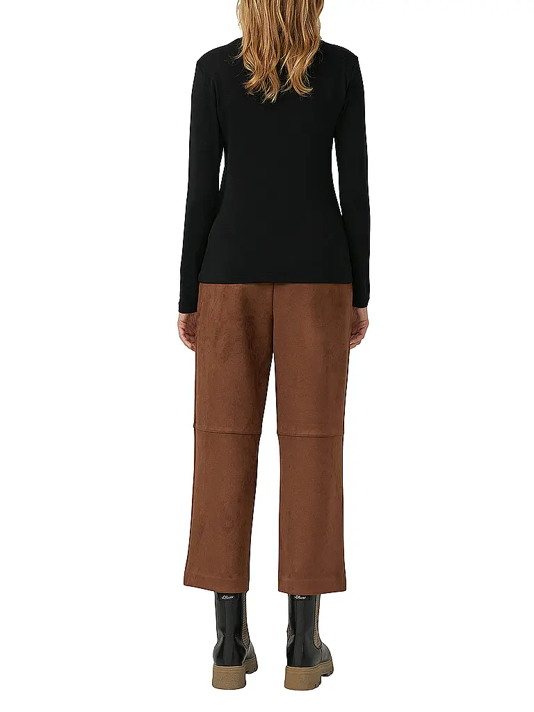 S.OLIVER | Rollkragenpullover  | schwarz