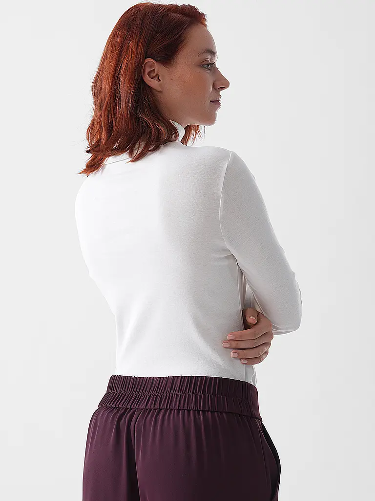 S.OLIVER | Rollkragenpullover  | weiss