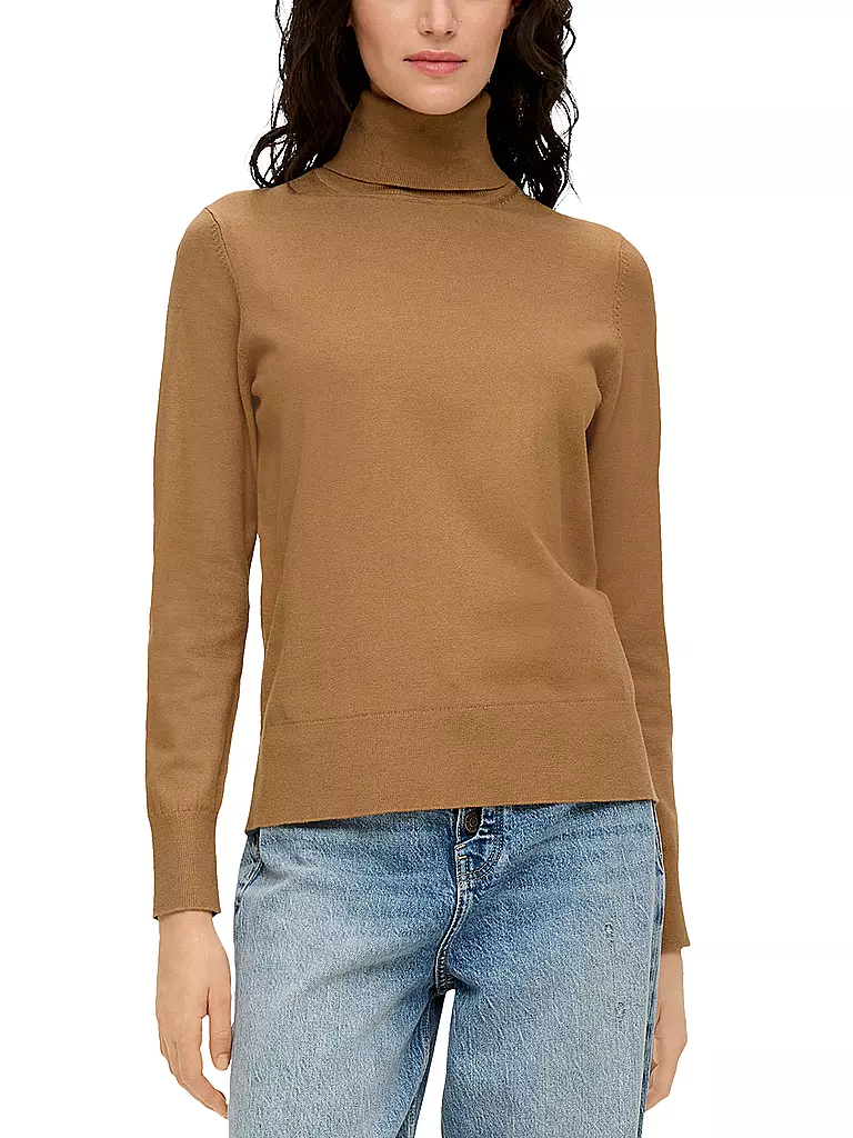 S.OLIVER | Rollkragenpullover | camel