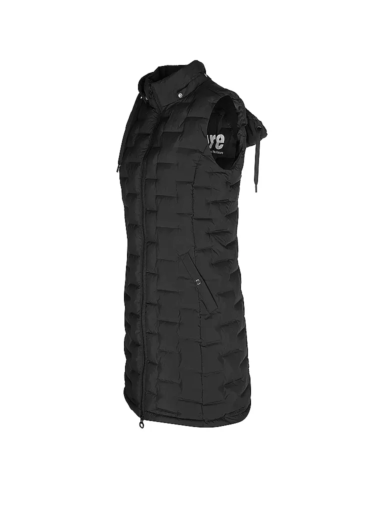 S.OLIVER | Steppgilet  | schwarz