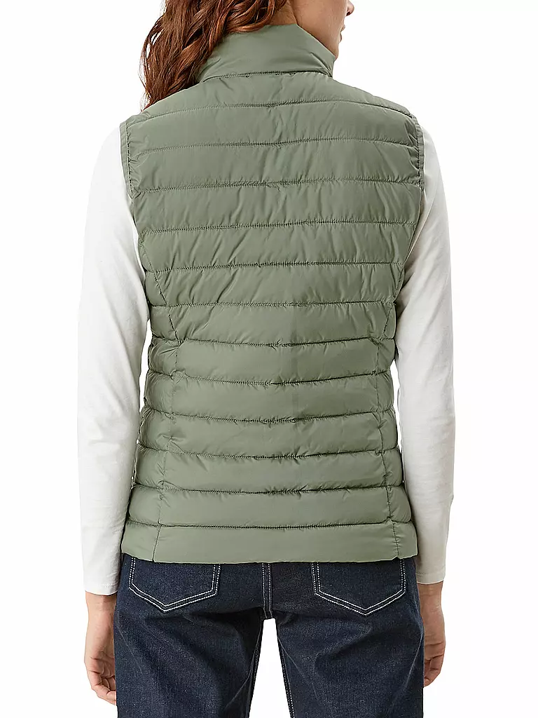 S.OLIVER | Steppgilet | dunkelblau