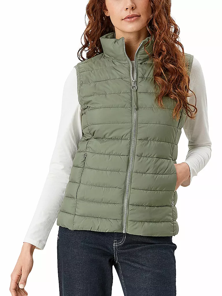 S.OLIVER | Steppgilet | olive