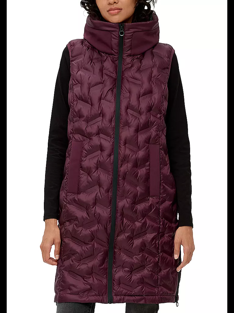 S.OLIVER | Steppgilet | lila