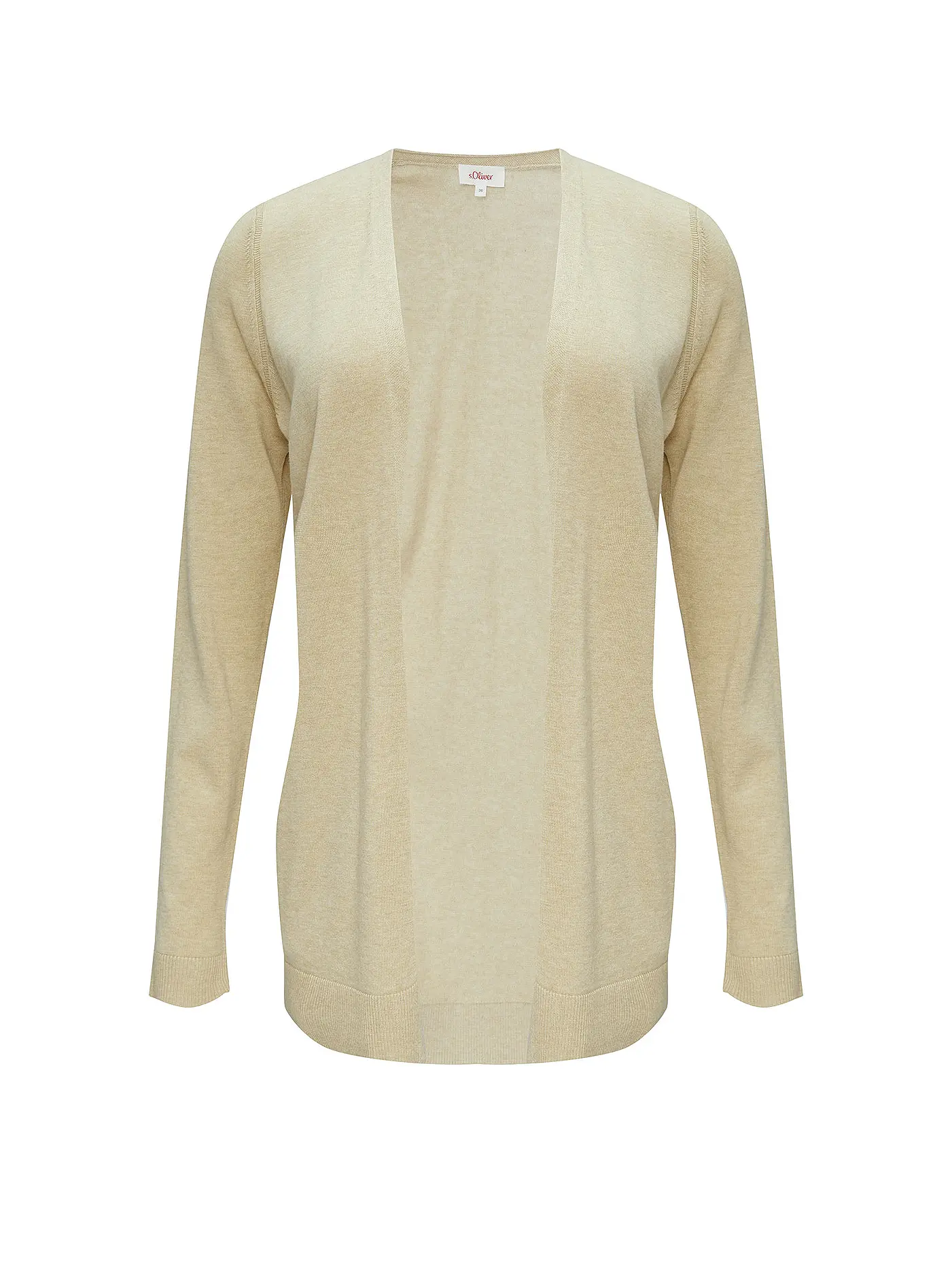 S.OLIVER | Strickjacke  | beige