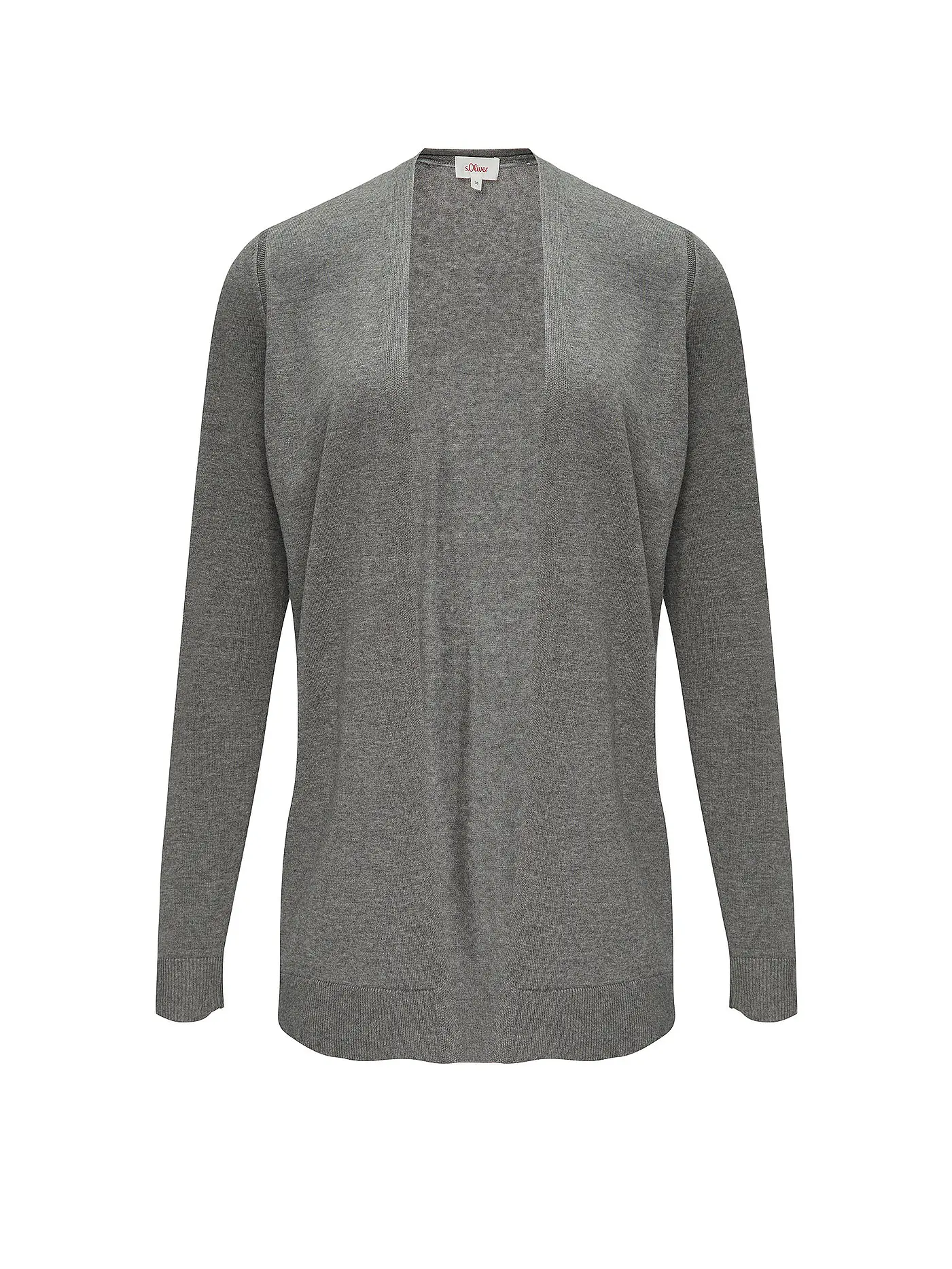 S.OLIVER | Strickjacke  | grau