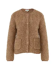 S.OLIVER | Strickjacke  | hellbraun