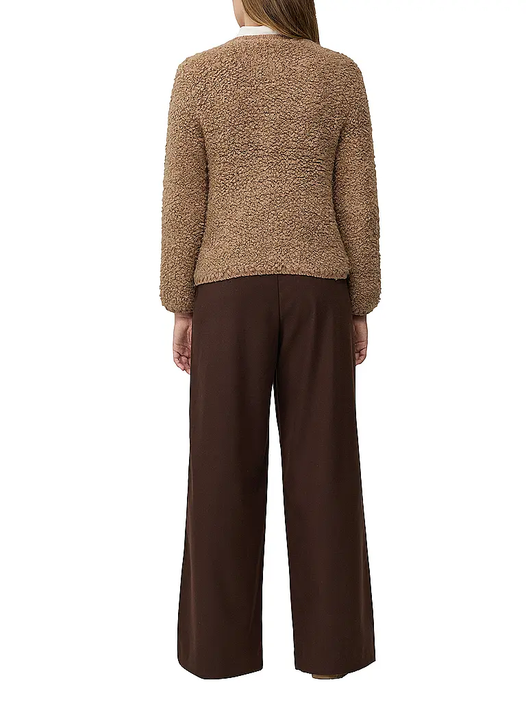S.OLIVER | Strickjacke  | hellbraun