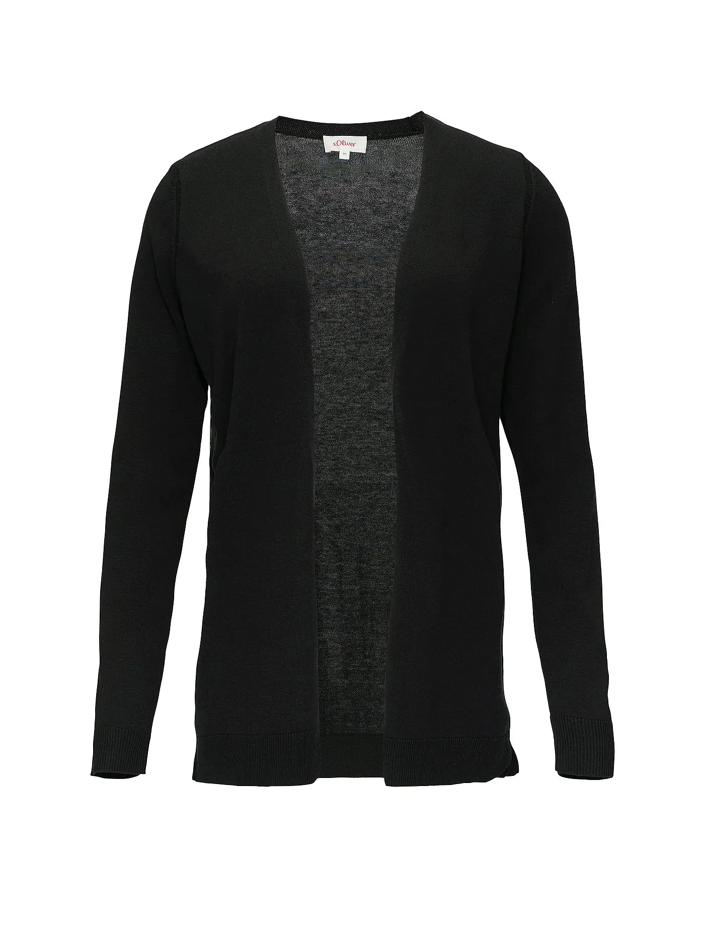 S.OLIVER | Strickjacke  | schwarz