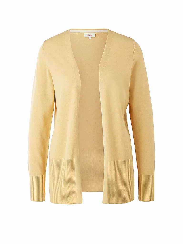 S.OLIVER | Strickjacke | gelb