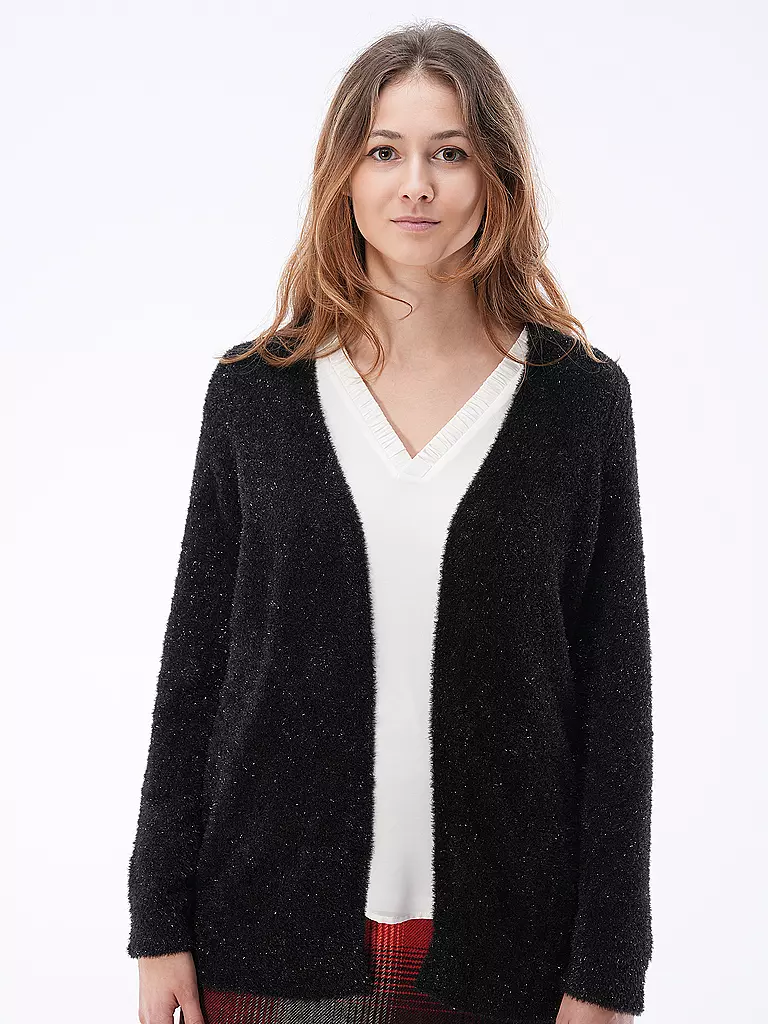 S.OLIVER | Strickjacke | schwarz