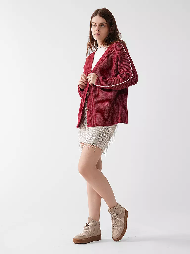 S.OLIVER | Strickjacke | rot