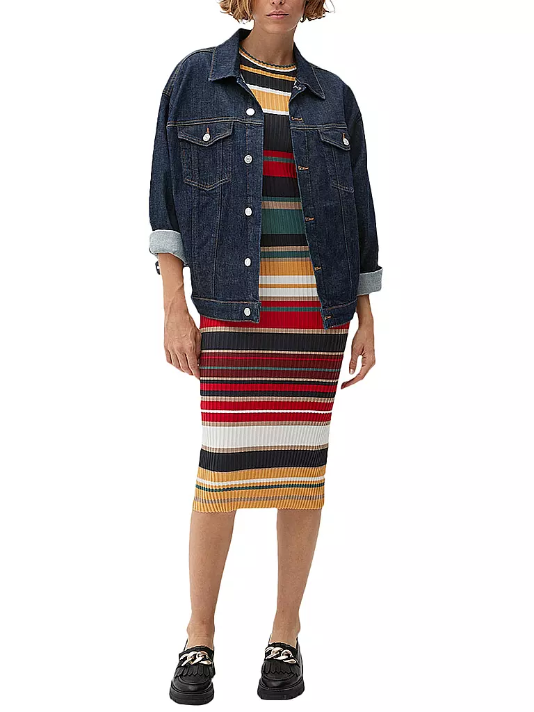 S.OLIVER | Strickkleid  | bunt