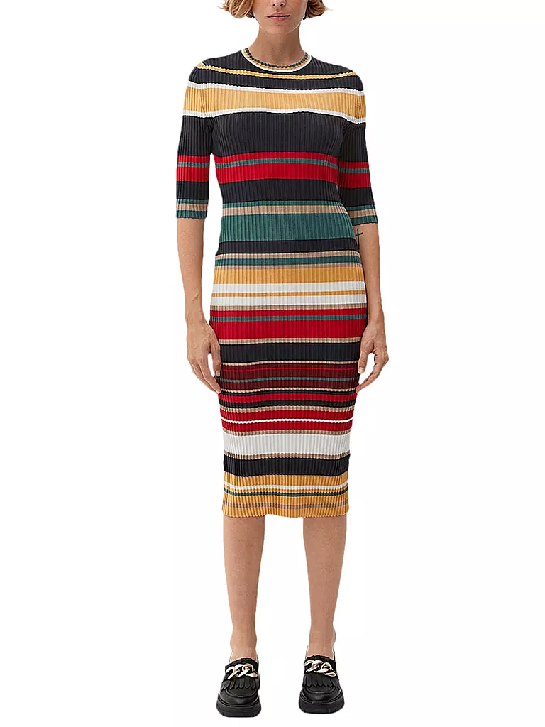 S.OLIVER | Strickkleid  | bunt