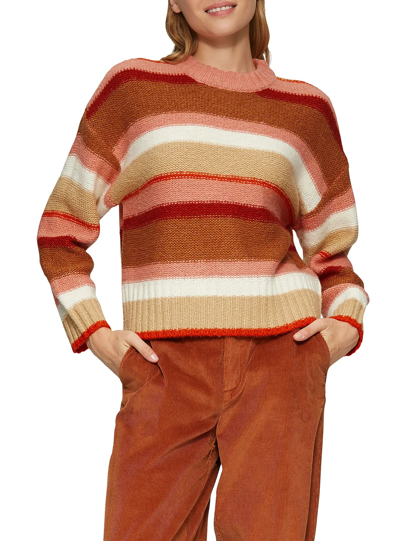 S.OLIVER | Strickpullover | rot