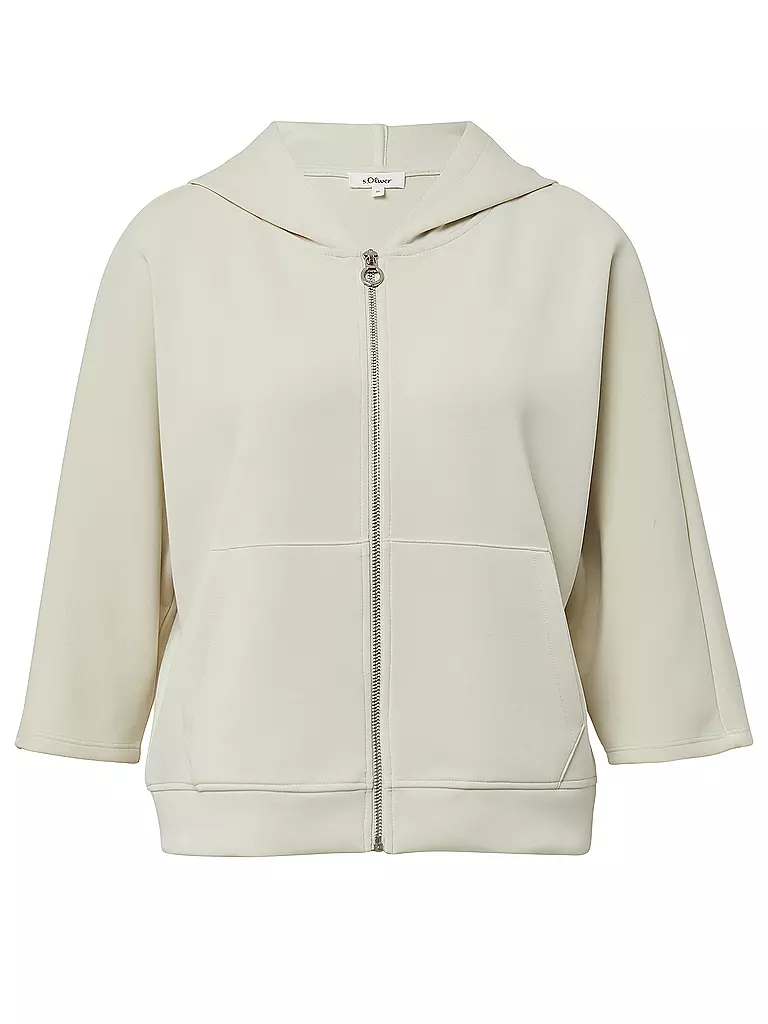 S.OLIVER | Sweatjacke  | creme