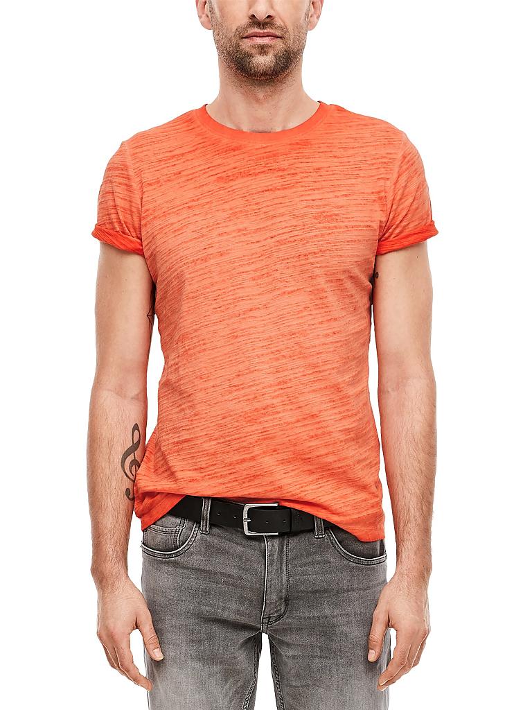 S.OLIVER | T Shirt Slim Fit | orange