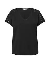 S.OLIVER | T-Shirt | schwarz