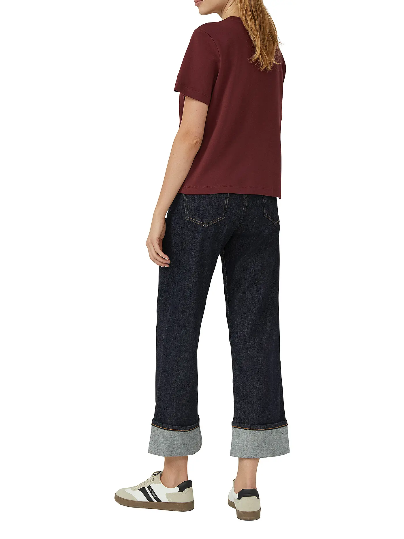 S.OLIVER | T-Shirt  | dunkelrot