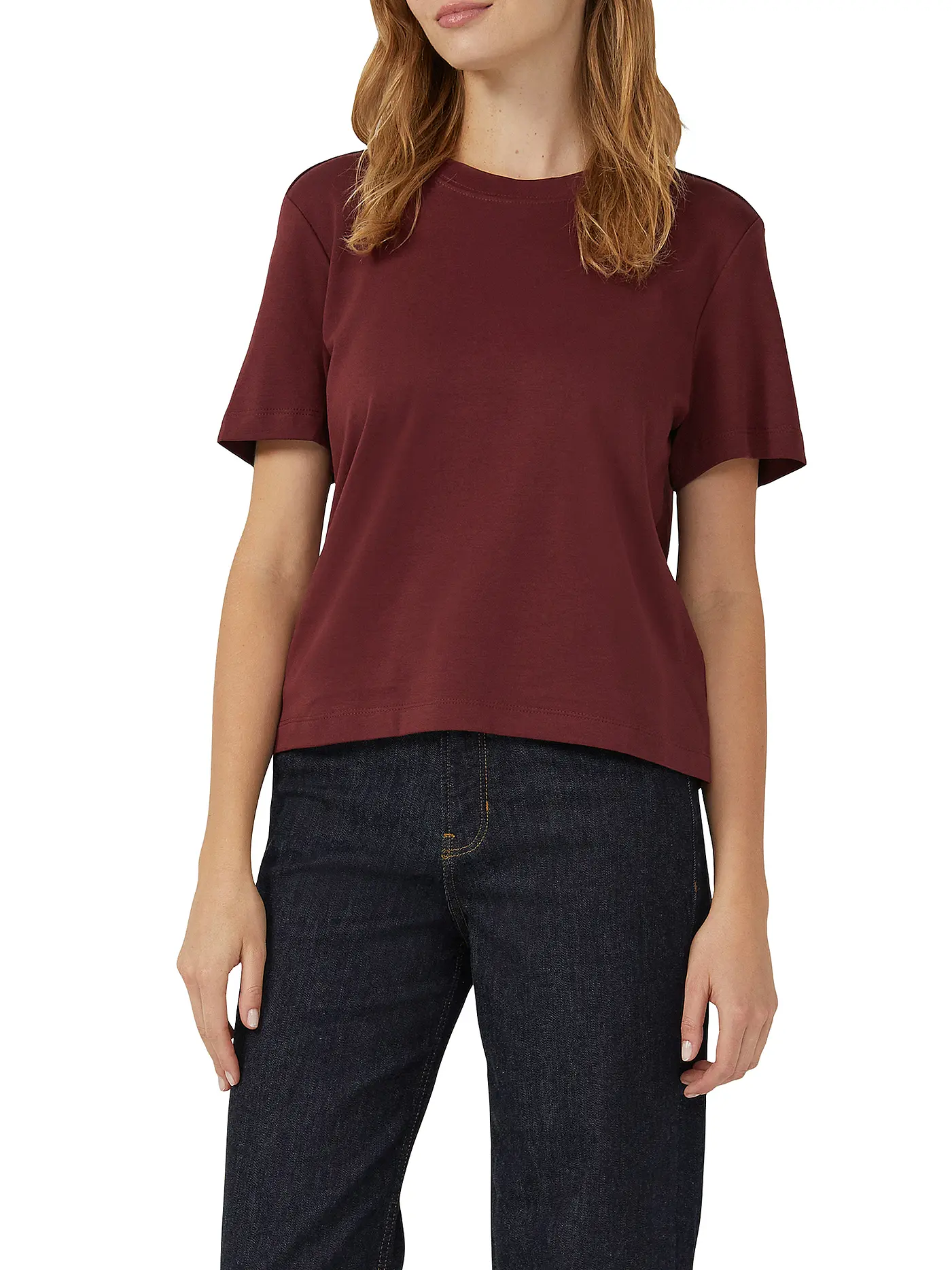 S.OLIVER | T-Shirt  | dunkelrot