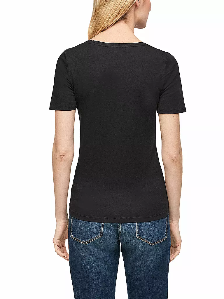 S.OLIVER | T-Shirt | schwarz