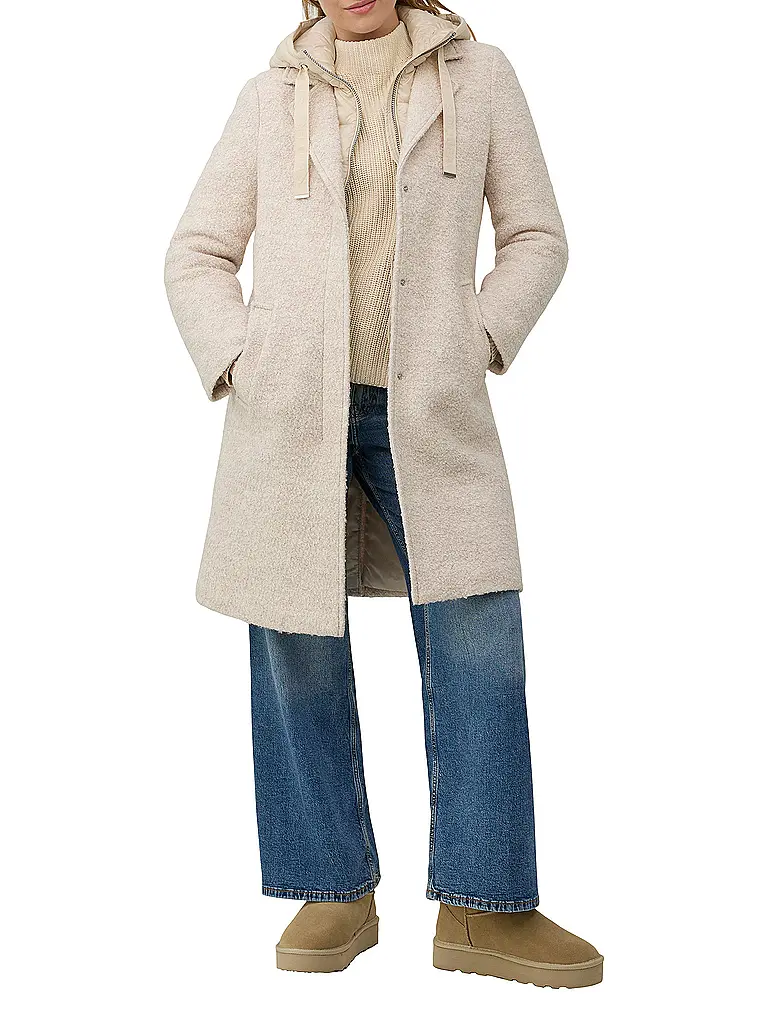 S.OLIVER | Wollmantel  | beige