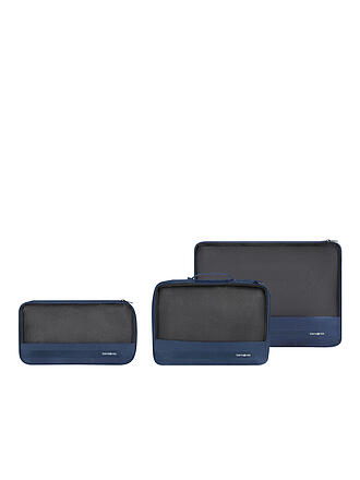SAMSONITE | Reisezubehör 3er Set Packwürfel TA REVOLUTION Midnight Blue