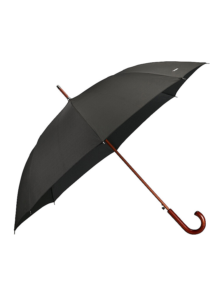 Regenschirm WOOD CLASSIC Black schwarz baby