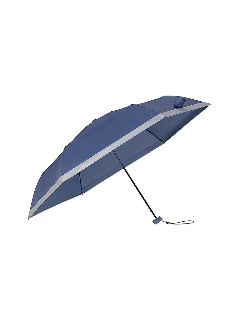 SAMSONITE Taschenschirm RAIN PRO MANUAL FLAT storm blue blau