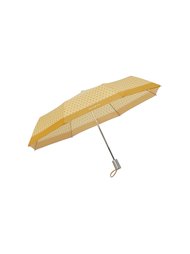 Alu Drop S - Regenschirm Yellow Dots gelb baby