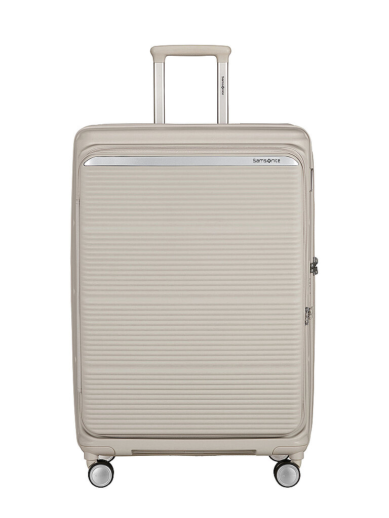 Trolley PARALUX SPINNER 75cm erweiterbar Stone Grey creme baby