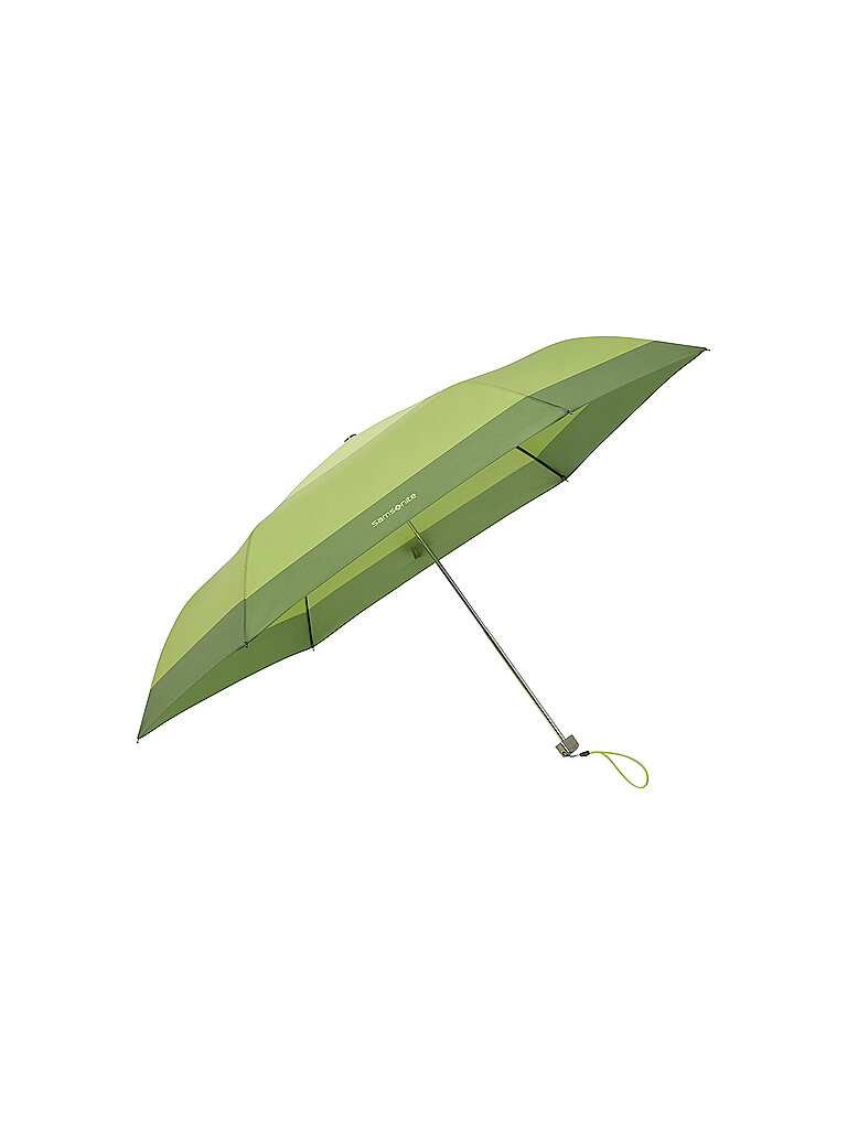 SAMSONITE Regenschirm RAIN PRO Geometric Green Print hellgrün
