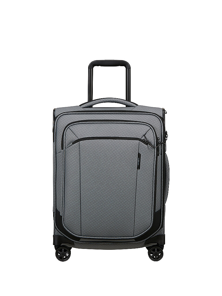 SAMSONITE Handgepäck Trolley RE-LITE SPINNER  55cm erweiterbar Charcoal Amber grau