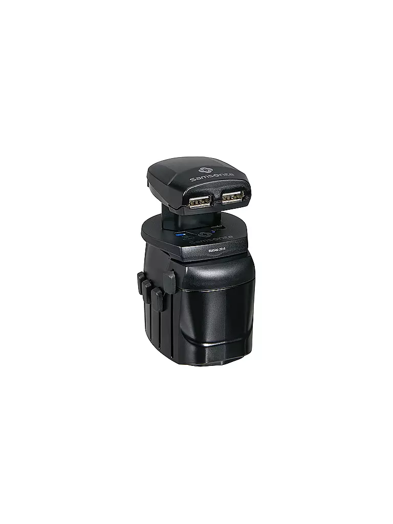 SAMSONITE | Adapter Stecker | schwarz