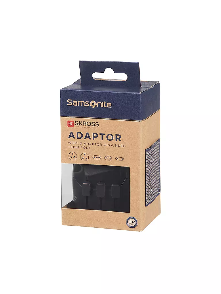 SAMSONITE | Adapter Stecker | schwarz